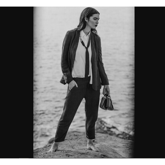 Art of the Gentlewoman Soft Trousers 3 US L Casual Powersuit  Linen Viscose Blen - Picture 6 of 6